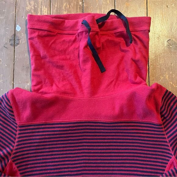 Eddie Bauer Striped Cowl Neck Shirt - Picture 2 of 6